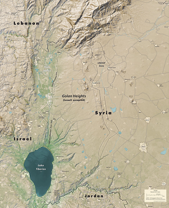 2009 Golan Heights 3D Map
