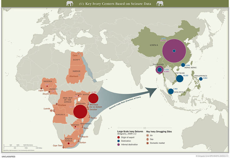2013 Ivory Transportation Map Created By the CIA
