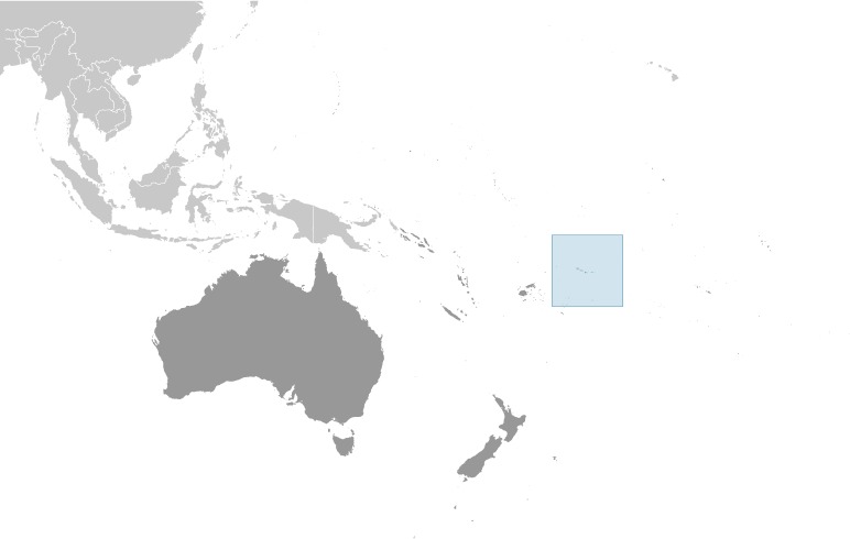 American Samoa Location Map