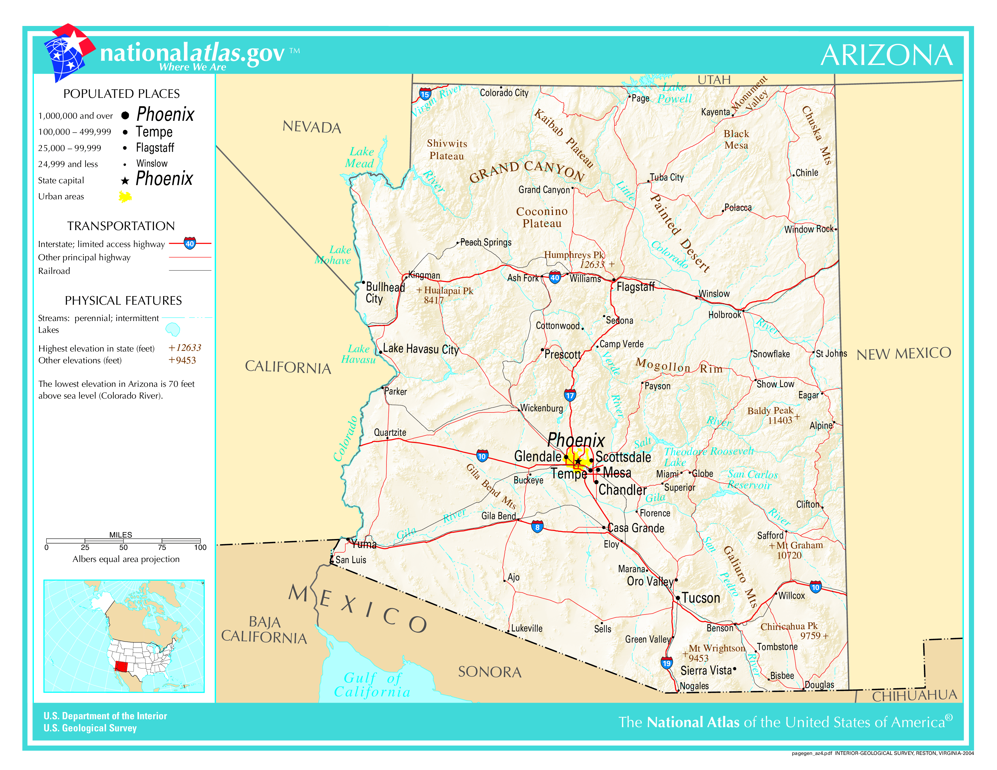 Map of Arizona The Government Does not Want You To See