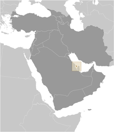 Bahrain Location Map