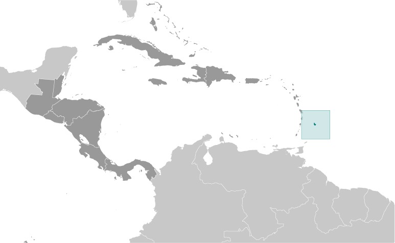 Barbados Location Map