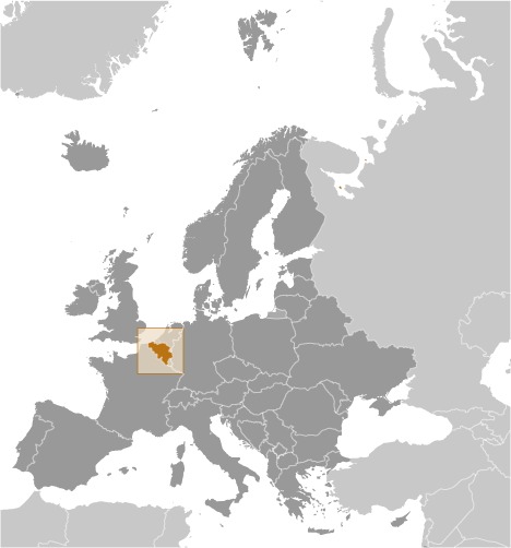 Belgium Location Map