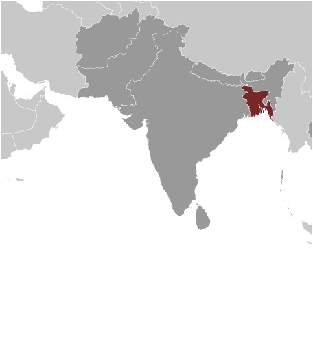Bangladesh Location Map