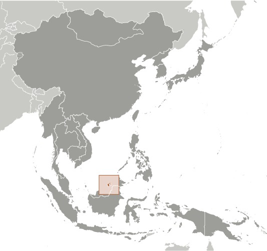 Brunei Location Map