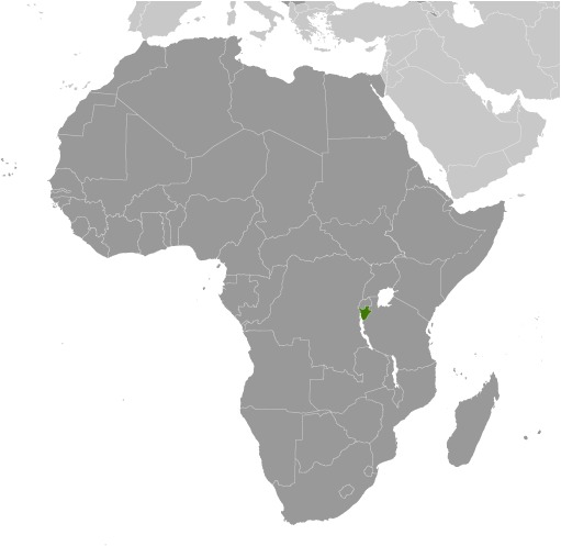 Burundi Location Map