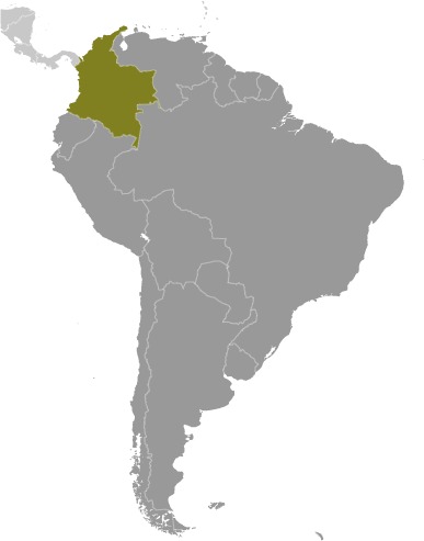 Colombia Location Map