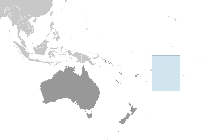 Cook Islands Location Map