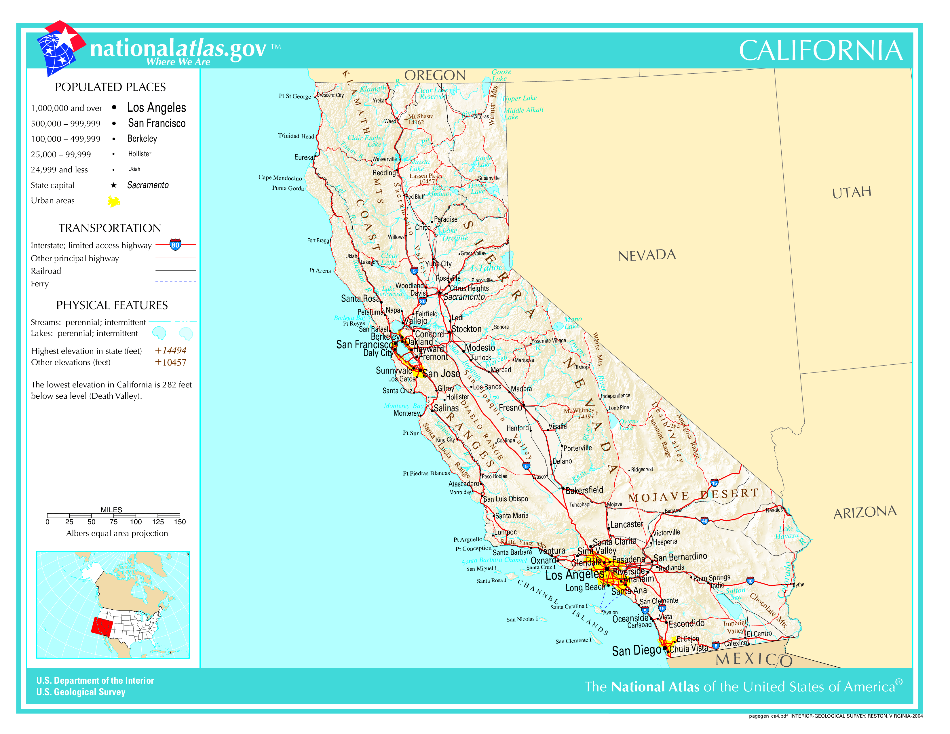 Map of California The Government Does not Want You To See