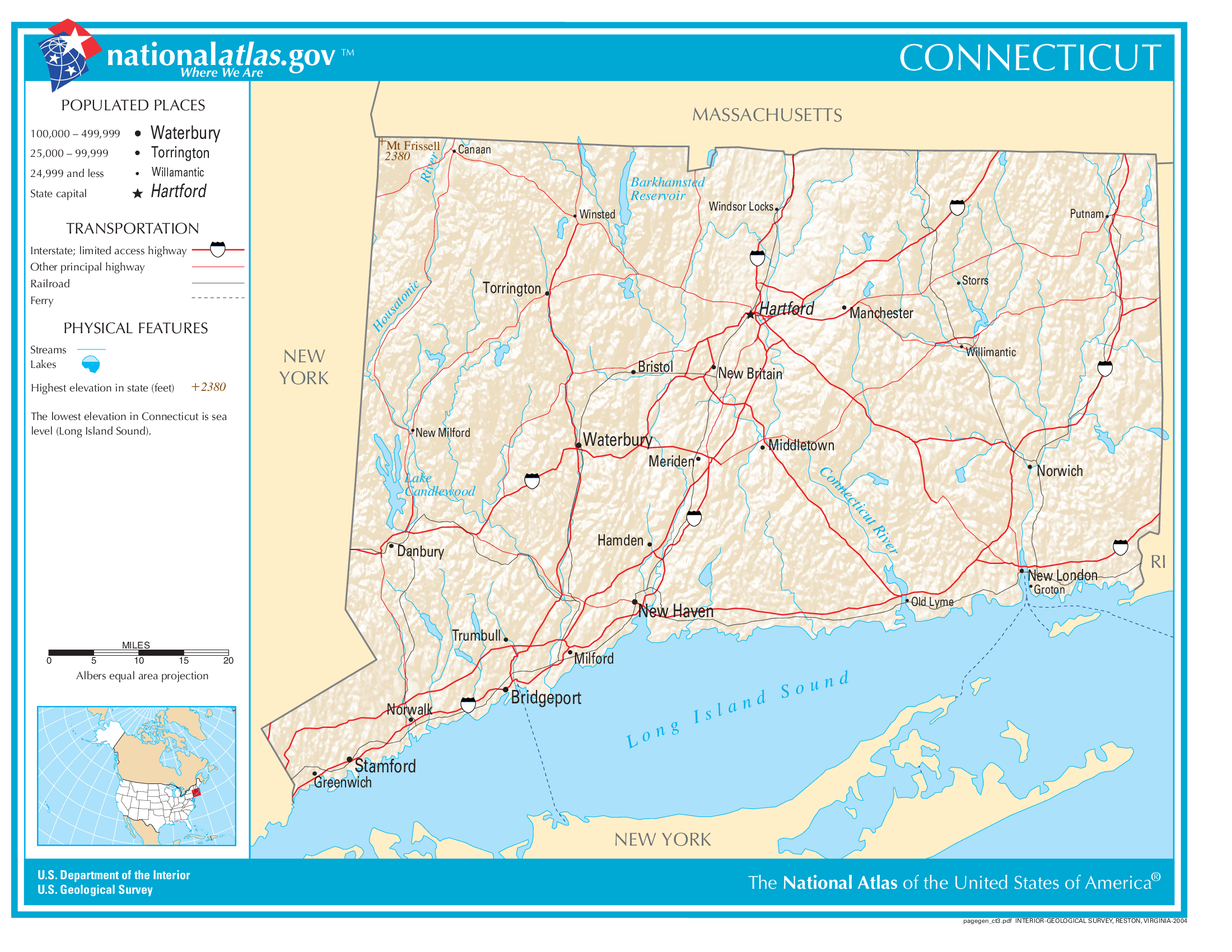 Map of Connecticut The Government Does not Want You To See