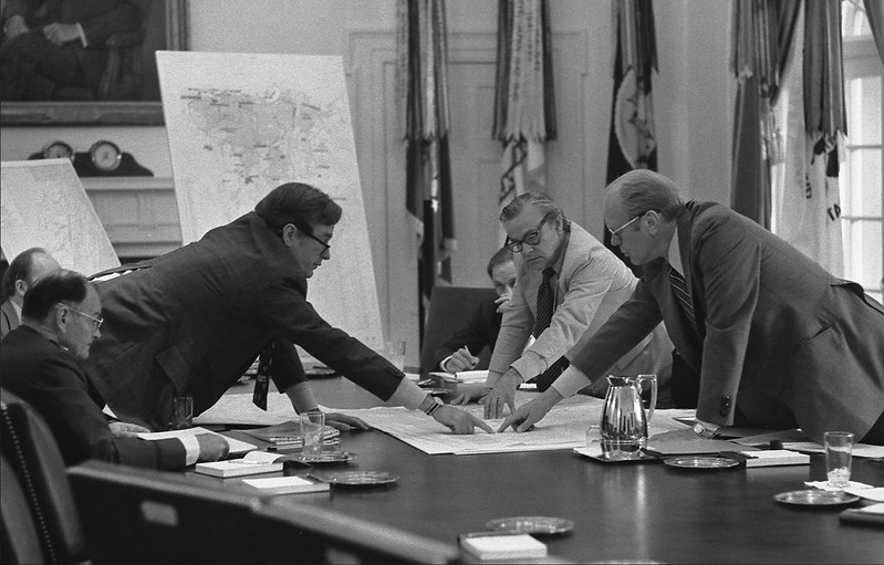 DCI Bush President Ford Lebanon Beirut CIA Maps