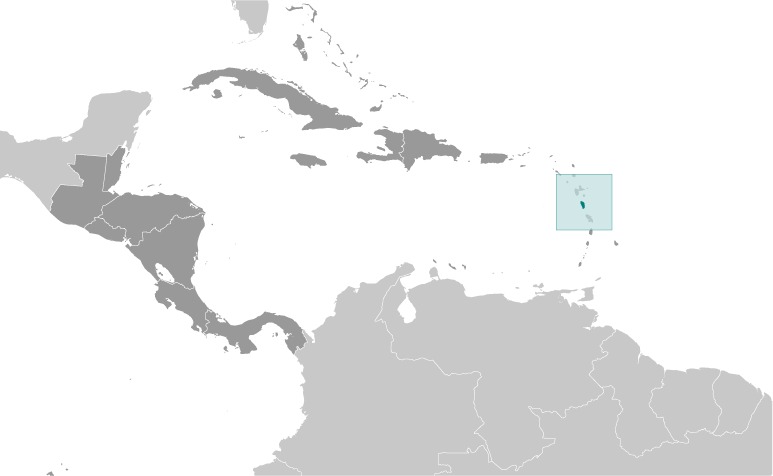 Dominica Location Map