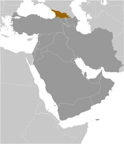 Georgia Location Map