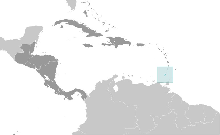 Grenada Location Map