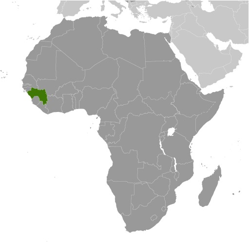 Guinea Location Map