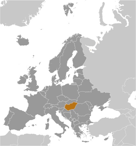 Hungary Location Map