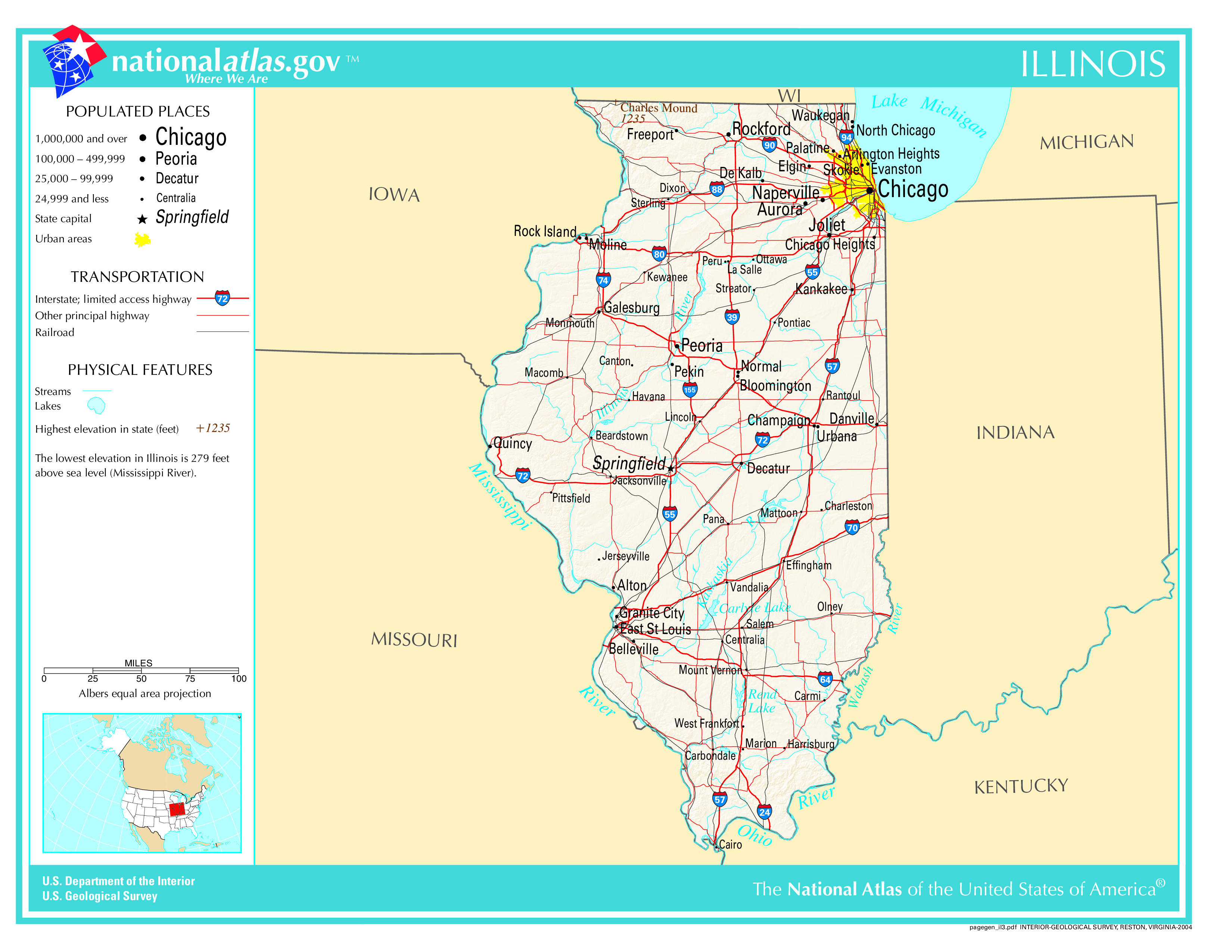 Map of Illinois The Government Does not Want You To See