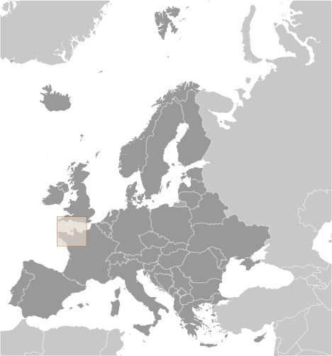 Jersey Location Map