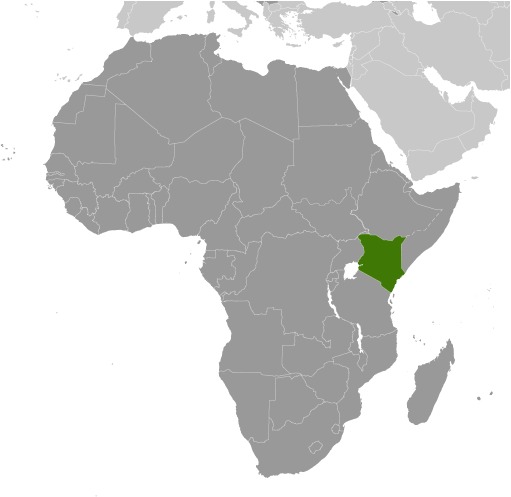Kenya Location Map