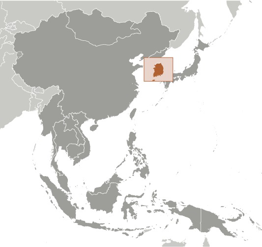 Where is South Korea? Location Map
