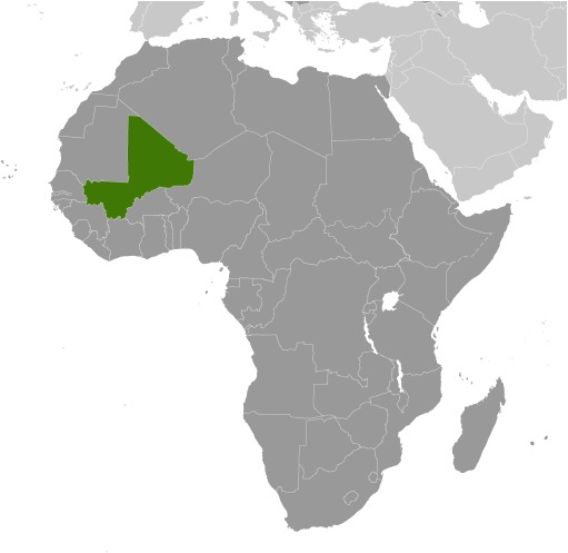 Mali Location Map