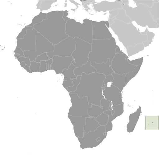 Mauritius Location Map