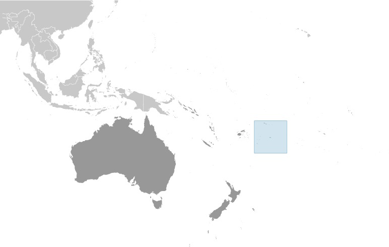 Niue Location Map