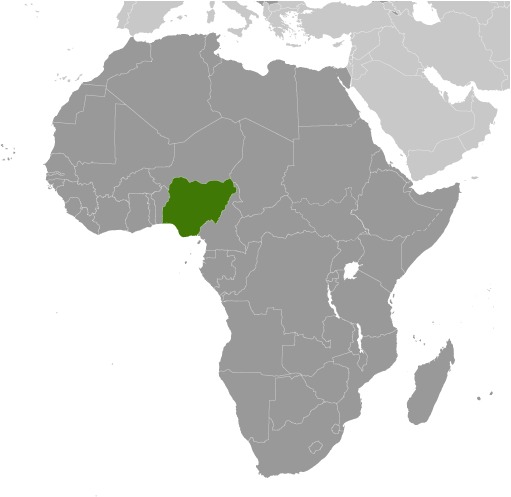 Nigeria Location Map