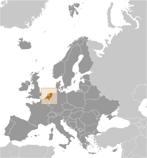 Where are the Netherlands? Location Map