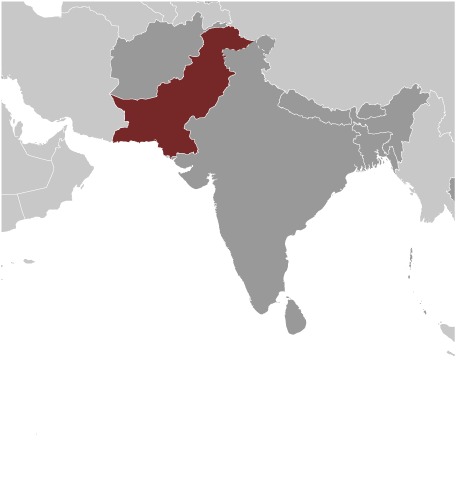 Pakistan Location Map