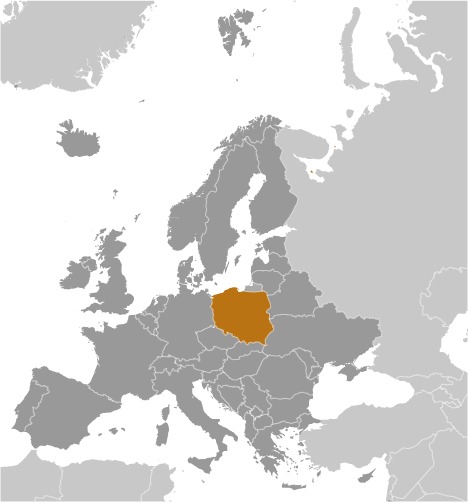 Poland Location Map