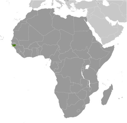 Guinea-Bissau Location Map
