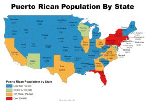 Puerto Rican Population By US State