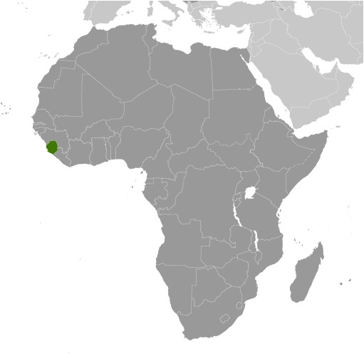 Sierra Leone Location Map