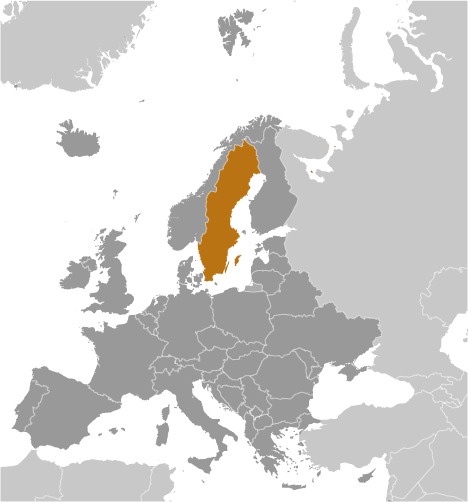Where is Sweden? Location Map