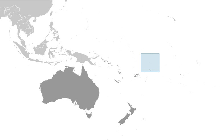 Tokelau Location Map