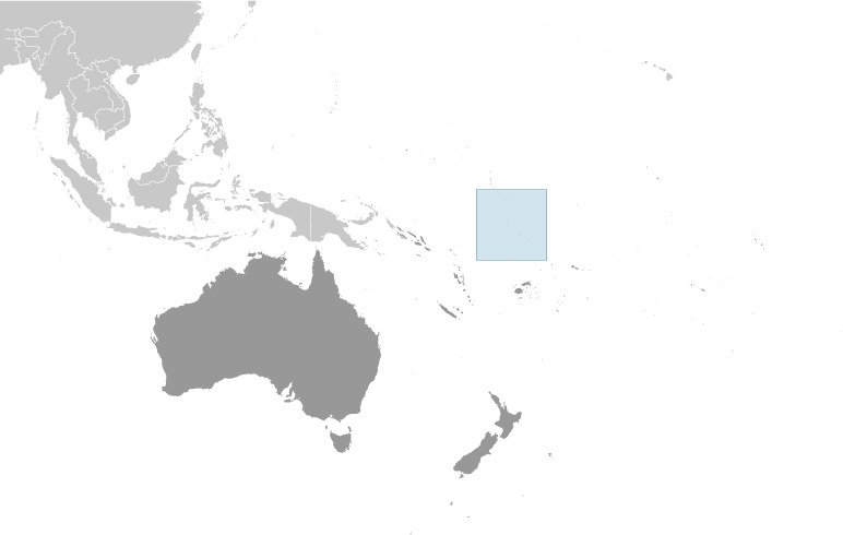 Tuvalu Location Map