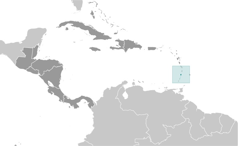 Saint Vincent and the Grenadines Location Map