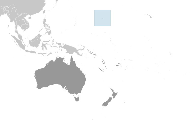 Wake Island Location Map