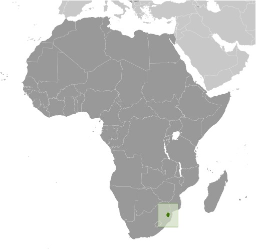 Eswatini Location Map