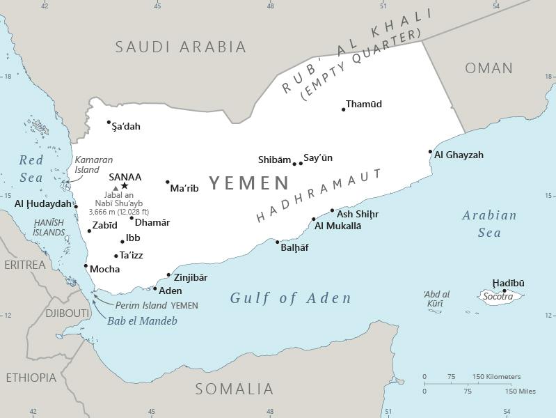 Map of Yemen