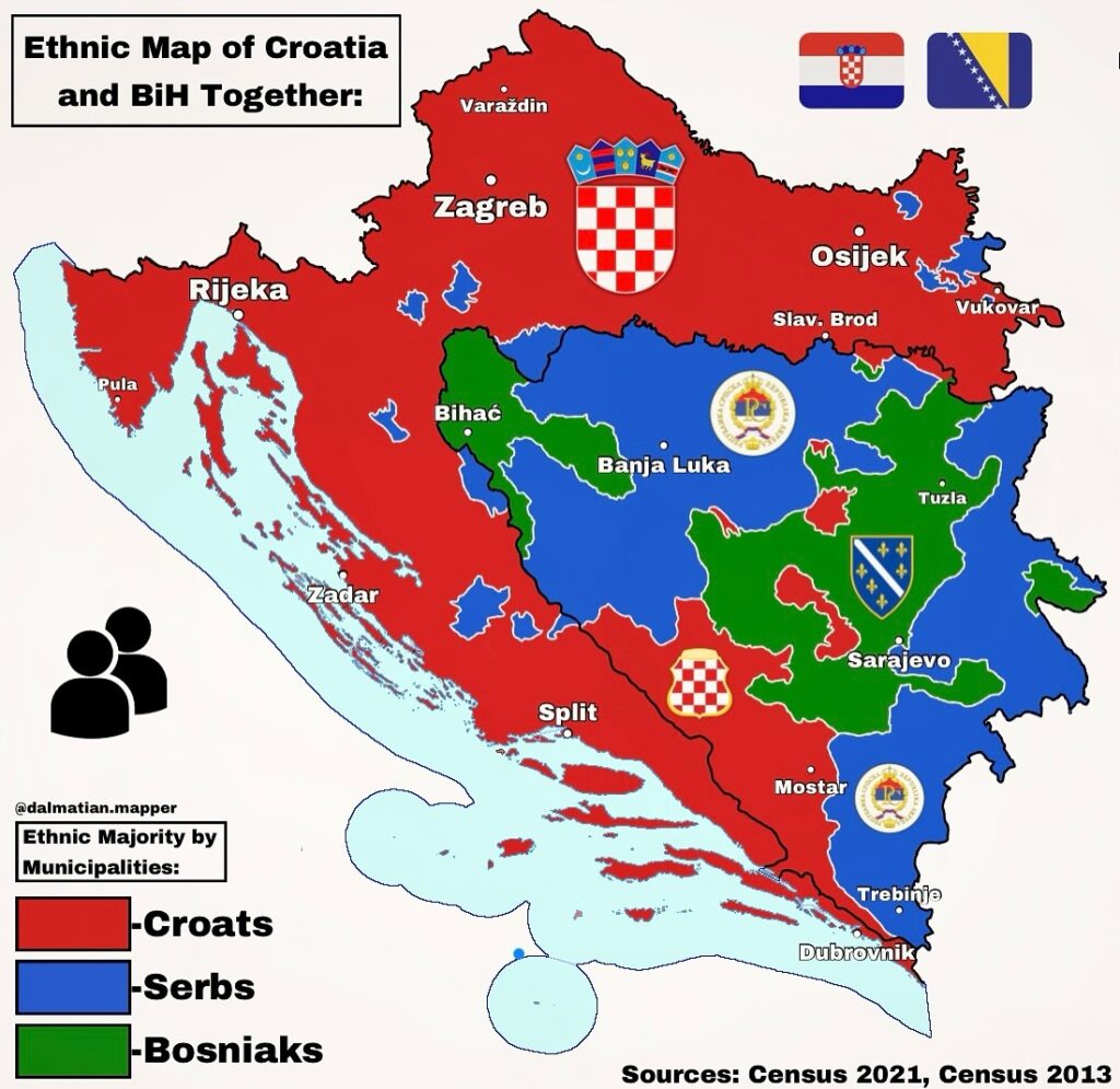 Animated Map Of The Breakup of Yugoslavia 1989 - 2008 - Brilliant Maps