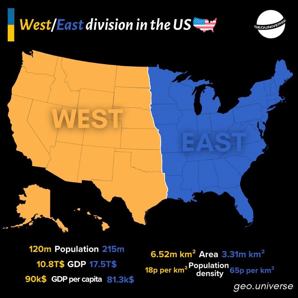 100th Meridian Maps - Brilliant Maps