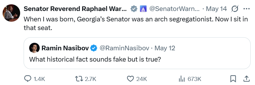 Senator Reverend Raphael Warnock: