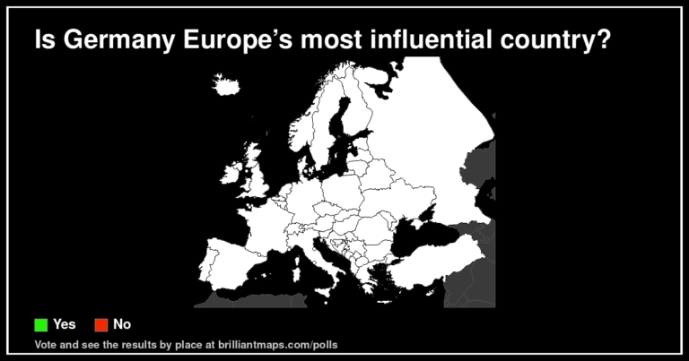Is Germany Europe’s most influential country? (map poll)