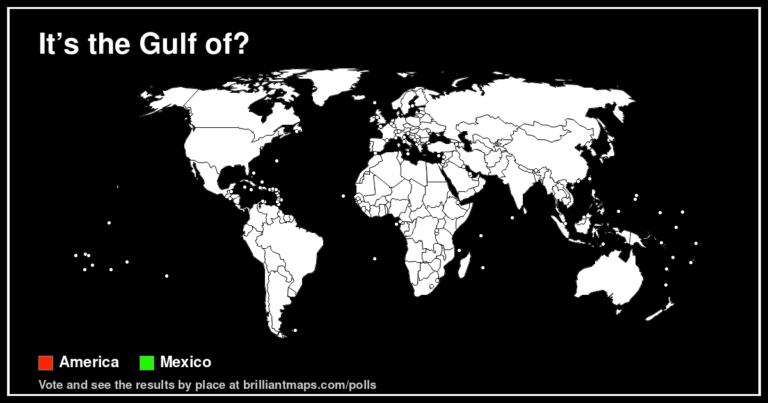It’s the Gulf of? (map poll)