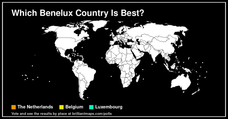 Which Benelux Country Is Best? (map poll)