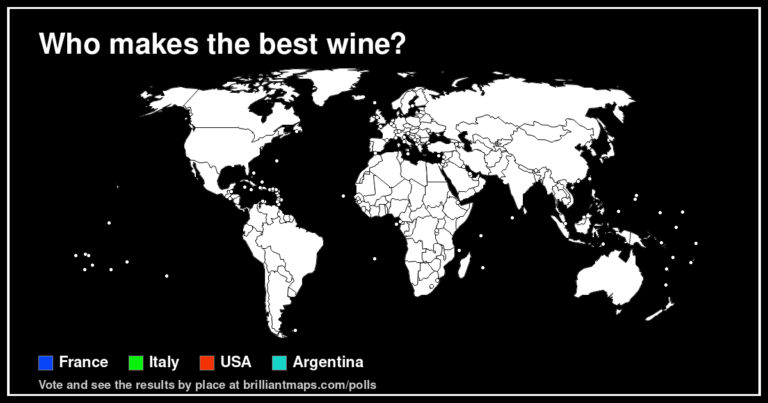 Who makes the best wine? (map poll)