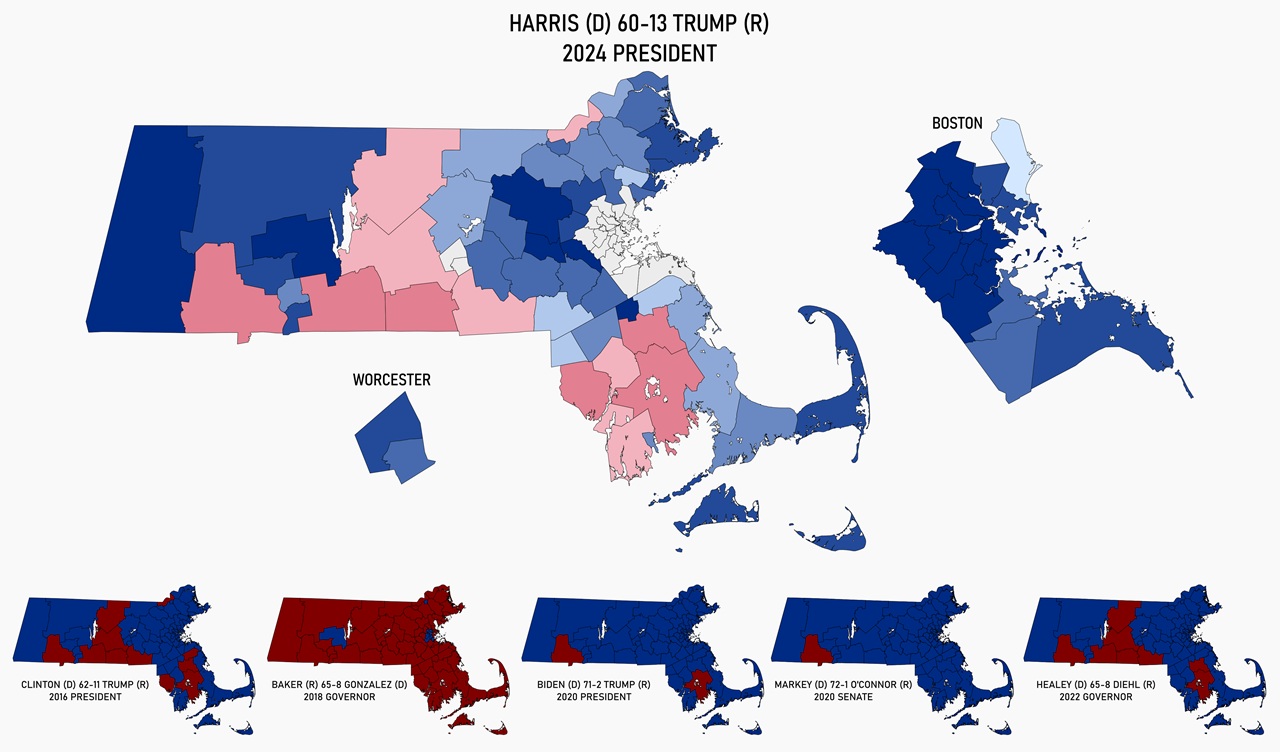 Massachusetts if it had 100k per house member