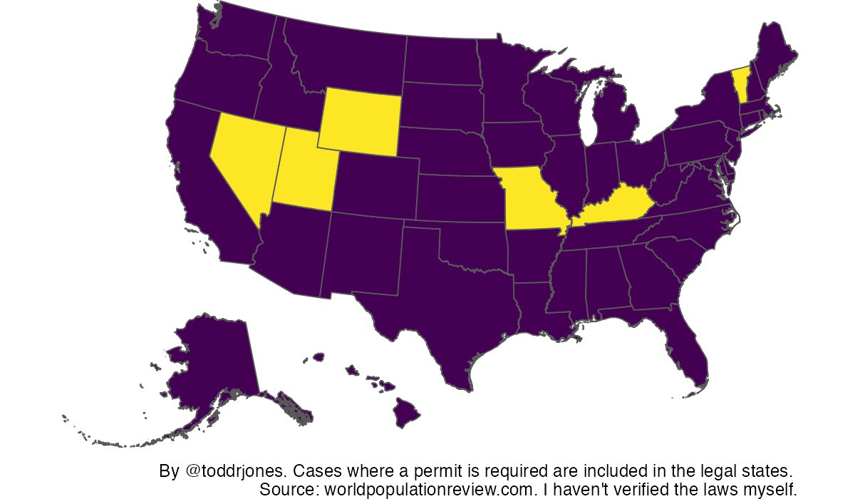 In the Yellow States It's Legal To Own An Owl